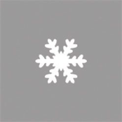 perforatrice fantaisie flocon neige o254 cm