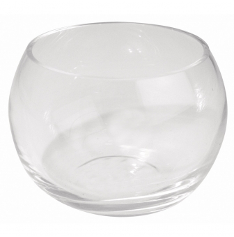 recipient en verre rond hauteur 8 cm