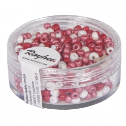 rocailles nacrees 26 mm o teintes roses