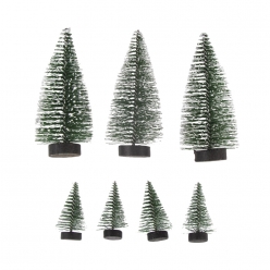sapin deco enneige