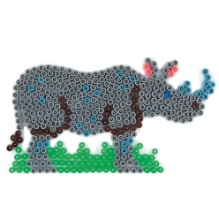 plaque rhinoceros pour perles standard o5 mm