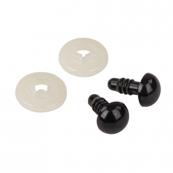 yeux de securite en plastique 10mm o