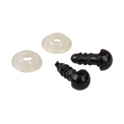 yeux de securite en plastique 6mm o