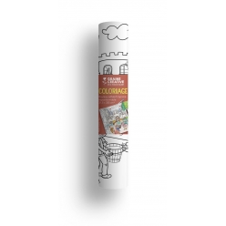 rouleau adhesif a colorier repositionnable