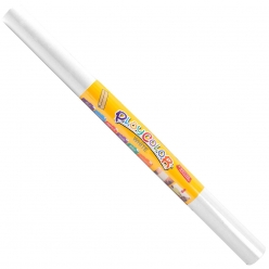 rouleau adhesif mural repositionnable 6 cm x 6 m blanc