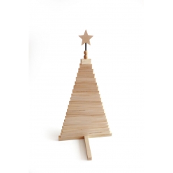 sapin en bois lattes mobiles
