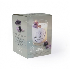 kit diy bougie lithotherapie amethyste