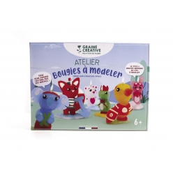 kit enfant bougie a modeler petits animaux