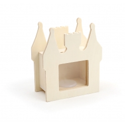 tirelire en bois chateau 95 cm
