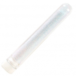 tube 3g paillette blanc irise