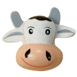 decoration tetes de vache 3d 8 pieces