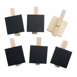 pinces a linge ardoise carre 45 cm 6 pieces