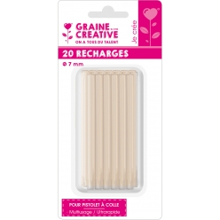 recharge baton de colle pour pistolet a colle 20 pieces