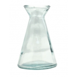 vase en verre conique 11 cm