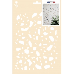 pochoir a4 terrazzo