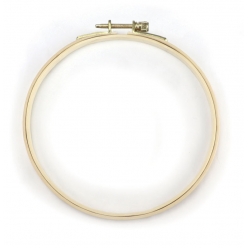 tambour a broder en bois 100 mm