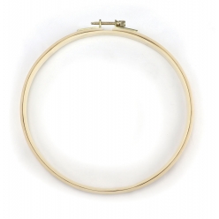 tambour a broder en bois 150 mm