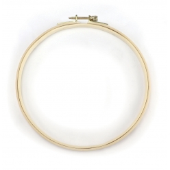 tambour a broder en bois 180 mm