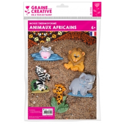 moule thermoforme animaux africains
