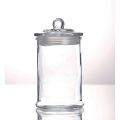 bonbonniere en verre 18 x 10 cm