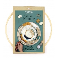 kit metier a tisser rond nature 30 x 305 x 5 cm