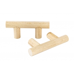 poignee tiroir en forme de double t 2 pieces