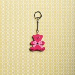 porte cles en bois  ours