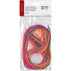 scoubidous multicolor fluo 30 fils