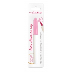 stylo feutre alimentaire rose
