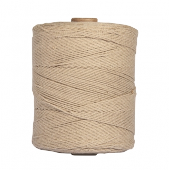 fil pour faire du crochet beige 100 coton