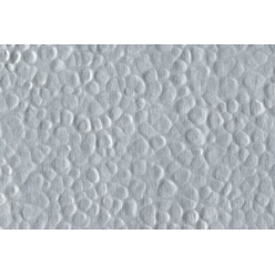 feuille texturee metal martele argente 30x30 cm