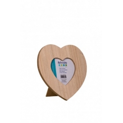 cadre photo en bois coeur 175 cm