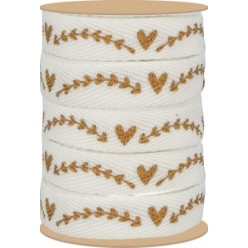 ruban coeur mariage 1 cm x 5 m