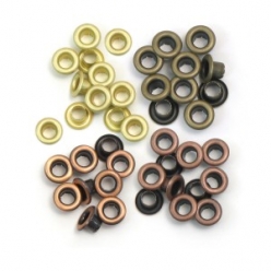 oeillets bronze cuivre dore 60 pieces