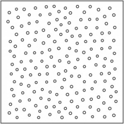 pochoir petits pois 15x15 cm