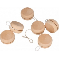 yoyos en bois 47 cm 6 pieces