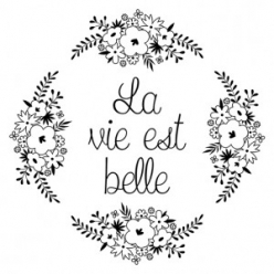 tampon la vie 10 cm en bois
