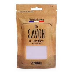 pain de savon 100 g opaque lilas