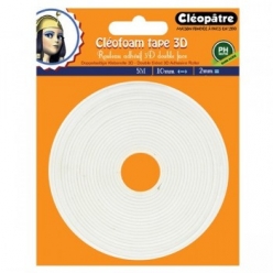 adhesif double face cleofoam 3d 5m