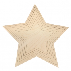 kit etoiles en bois fsc mix credit