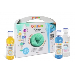 slime 4 couleurs en flacon avec 1 activateur