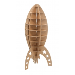 maquette en carton fusee grand modele 42 x 19 cm