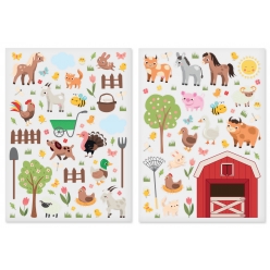 gommettes la vie de la ferme de 06 a 86 cm 118 pieces