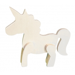 jouet en bois licorne 115 x 125 x 2 cm