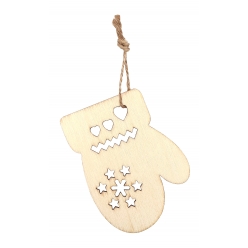 moufles en bois a suspendre 6 x 8 cm 4 pieces