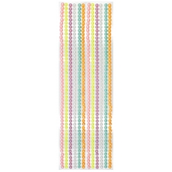 stickers cabochon pastels diam 5mm x 456 pieces