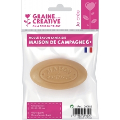 moule pour savon mini maison de campagne