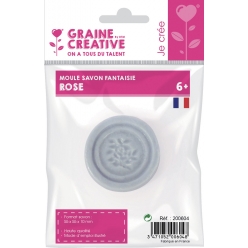 moule pour savon mini motif rose