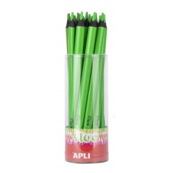 crayon de couleur jumbo fluo vert 18 pieces