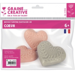 moule pour savon coeur